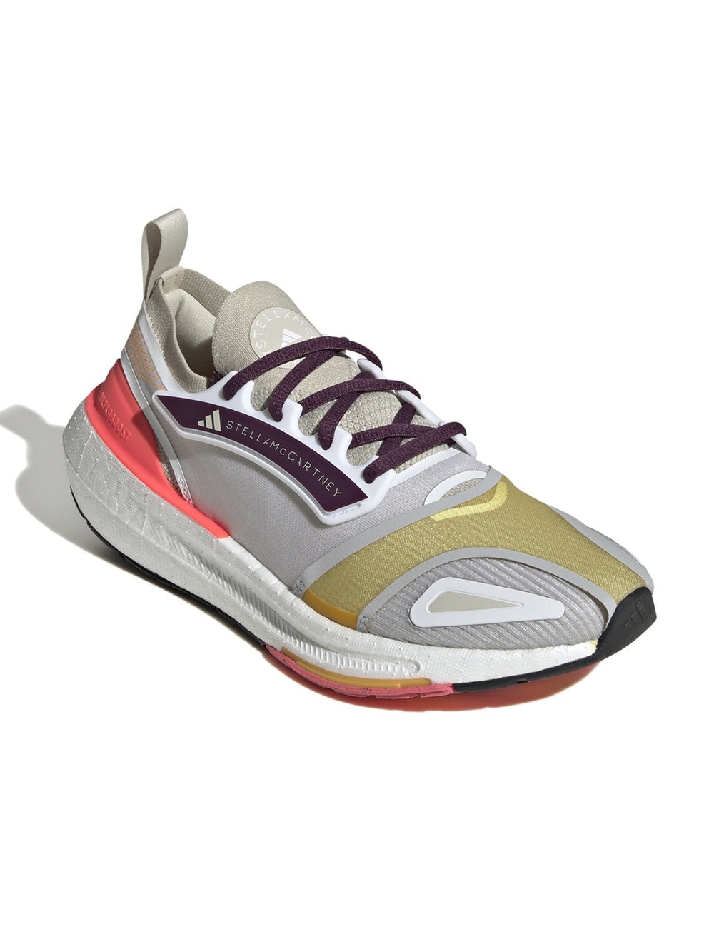 Adidas by Stella McCartney Women's Beige, Purple & Coral Sneaker Size 10.5